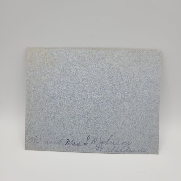 Merry Christmas Folded Vintage Card Snowy Scene Holiday Cheer Orange Textured - Picture 4 of 7